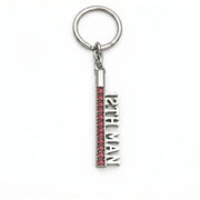 12th Man Silver and Garnet Spirit Tag Keychain
